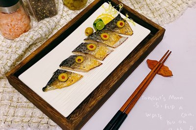 黑胡椒香煎青花魚